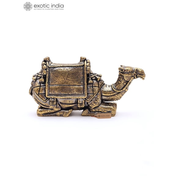 2" Small Brass Camel Figurine | Decorative Table Piece