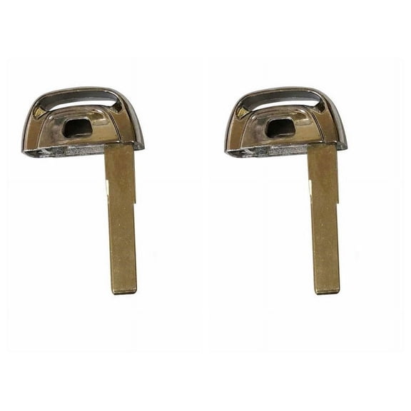 2 Smart Remote Keyless Replacement Uncut Blade Blank Emergency For Audi A1 A3 A4