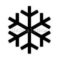 thumbnail image 1 of (2)Snow Season Holiday Home Decor Snowflake Vinyl Decal Car Window Sticker BLACK, 1 of 1