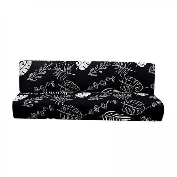 2 Sofa Slipcover Washable Non-Armrest Couch Furniture Sofa Printed Futon Cover for Bedroom.homes with Kids And Pets