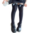 thumbnail image 1 of 2. Soft Baby Girls Knee Socks with Bowknot Detail, Stylish Stockings for 3-13 Years, 1 of 9