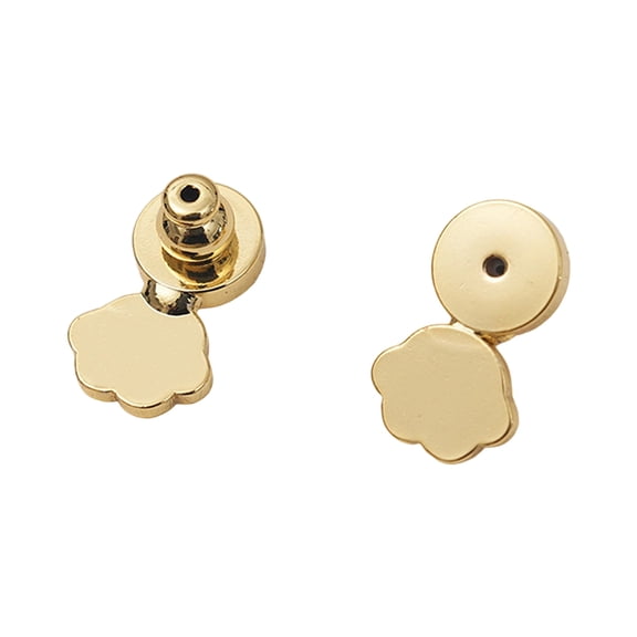 2. Soft Silicone Earring Lift Enhancers For Sagging Ears, Adjustable Backs Secure Heavy Earrings Gold/Silver Options