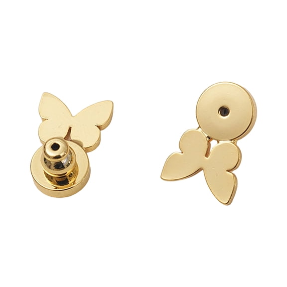 2. Soft Silicone Earring Lift Enhancers For Sagging Ears, Adjustable Backs Secure Heavy Earrings Gold/Silver Options