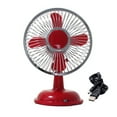thumbnail image 1 of 2-Speed Oscillating Table Fan 5.7'' Vintaged USB/AA Power Desk Fan Cooling Fan, 1 of 7