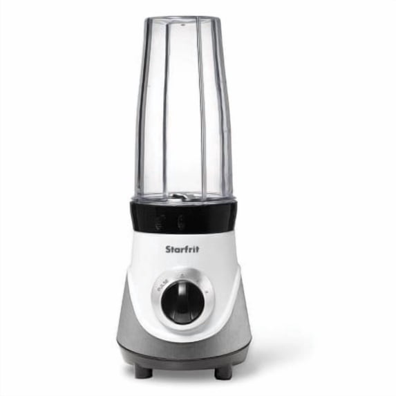2-Speed Personal Blender - White: Portable Smoothie & Bullet Blender, 300W, 2 Cups, Dishwasher-Safe