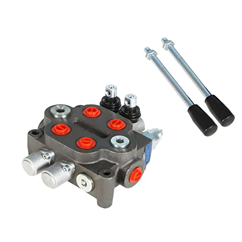Hydraulic Flow Control Valve G Ports Adjustable Relief Lever Handle Double Acting Parallel Center Tractor Loader W Joystick Small Tractors Tanks Loaders Log Splitters 3600 Psi P 33211949