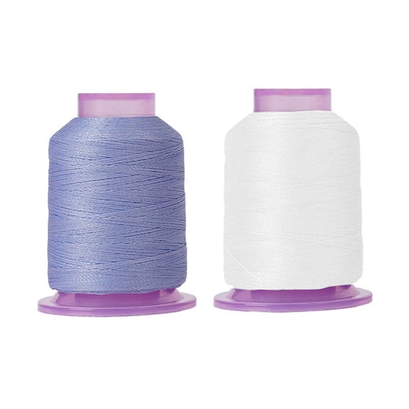 2 Spools Color Changing Polyester Thread for Sewing Machine Hand Stitching Thermochromic Embroidery Thread 550yds Each