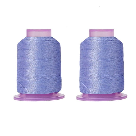 2 Spools Color Changing Yarn Night Glowing Polyester Sewing Thread 550yds/Spool