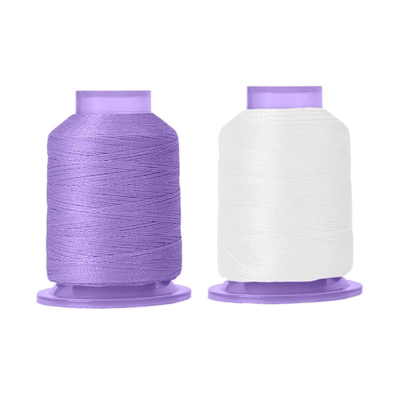 2 Spools Night Glowing Sewing Thread Thermochromic Yarn 550yds Each Spool for Sewing Machines Hand Stitching Embroidery