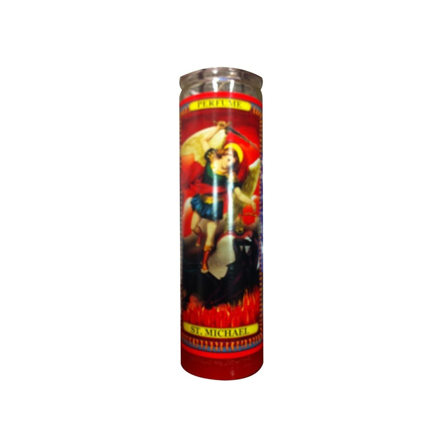 2 St Michael Arch Angel Religious Prayer Candle / San Miguel Novena