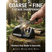 2-Stage Professional Sharpening System Compact Mouse-Shape Portable Design Knife Sharpeners