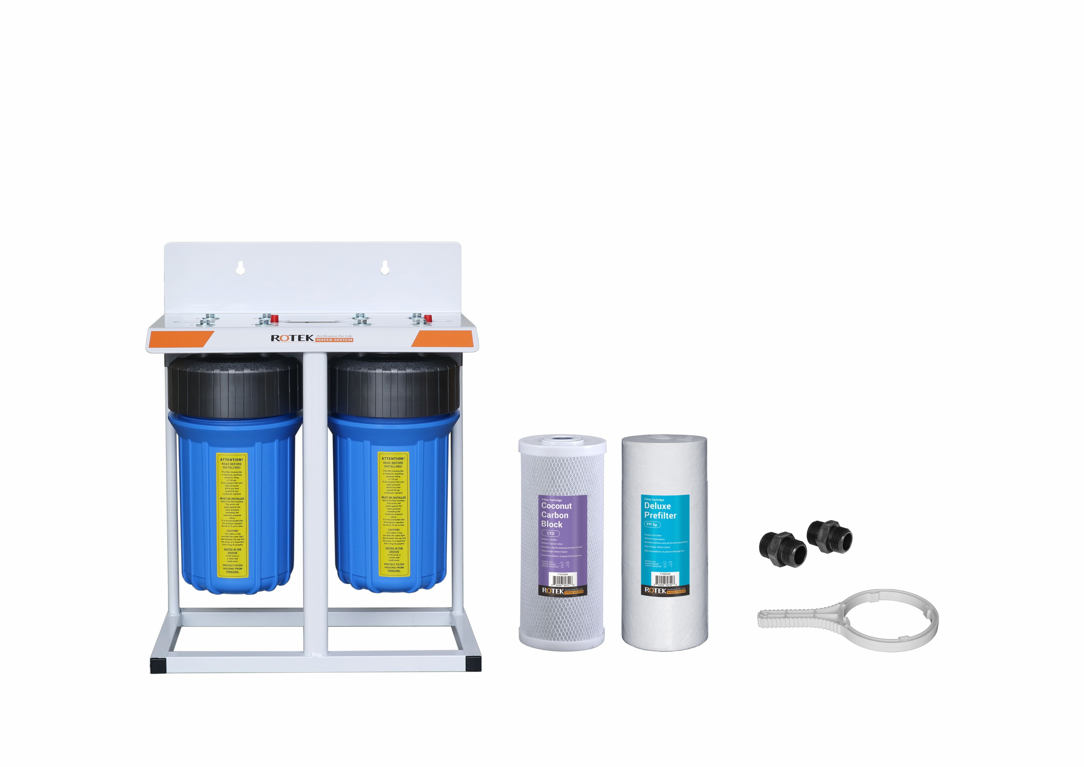 2 Stage - Whole House Water System with 10" x 4.5" Standard (SED, ACB)