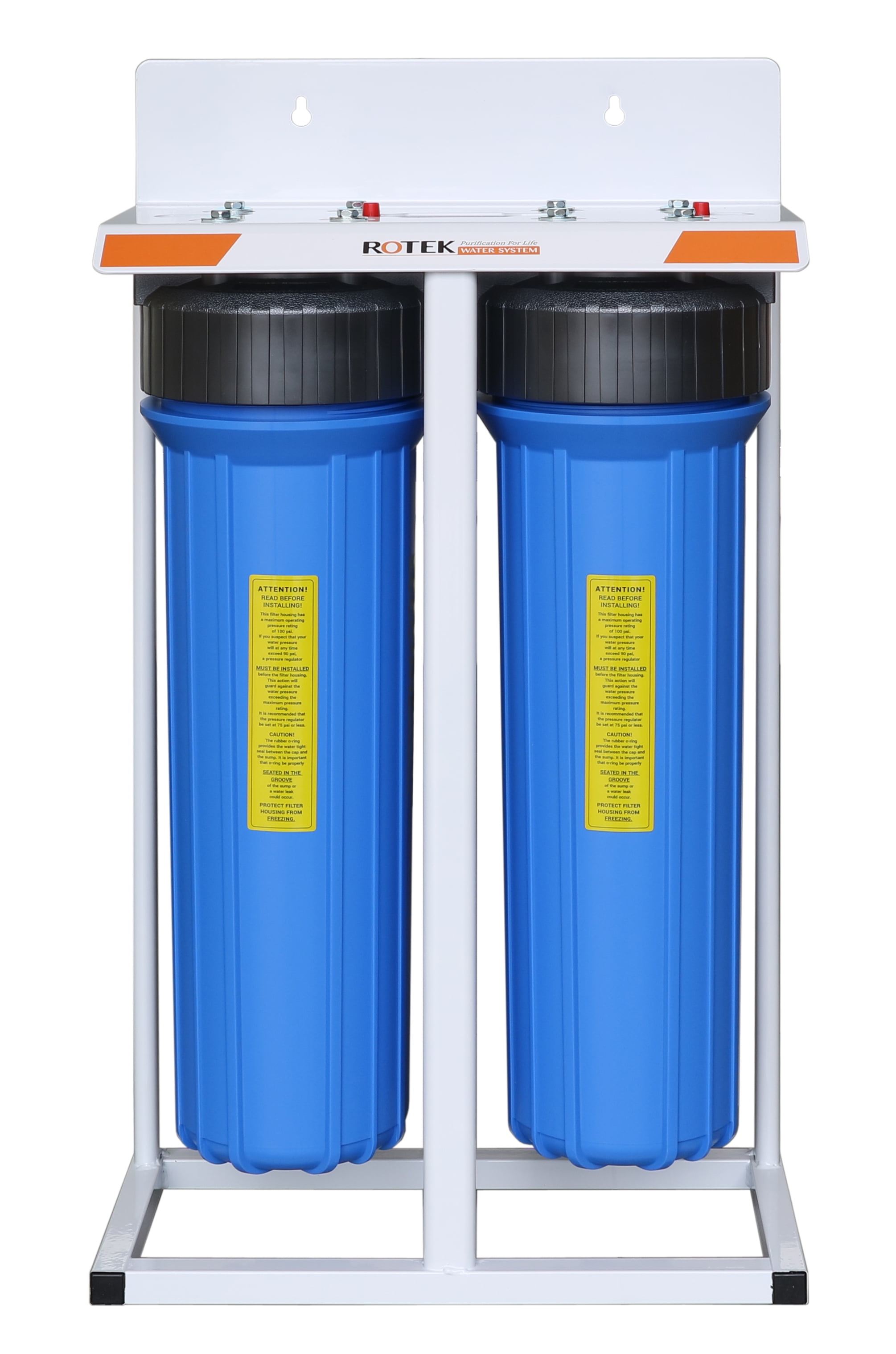 2 Stage - Whole House Water System with 20" x 4.5" Standard (SED, GAC)
