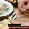 thumbnail image 1 of 2 Stainless Steel Corers Kitchen Gadgets Stainless Steel 304 Fruit Corers Apple Pear Corers Household Hole Diggers Fruit Corers, 1 of 8