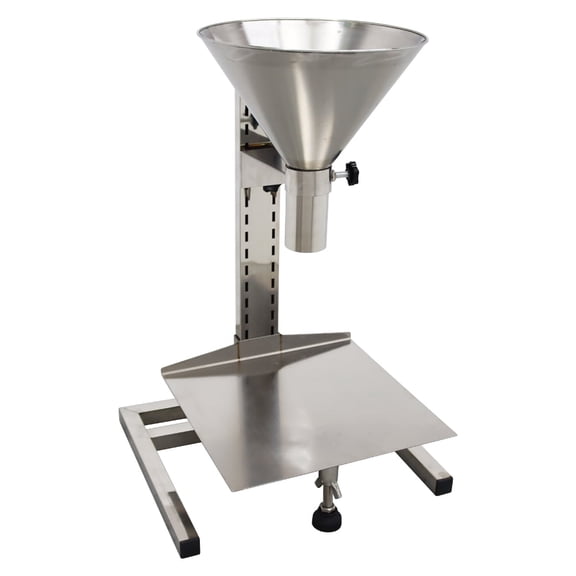 2" Stainless Steel Feeding Hopper Manual Filling Sorting Funnel with Support Stand