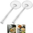 thumbnail image 1 of 2 Stainless Steel Hot Pot Tongs Fried Food Clip Oil Filter Strainer Mesh Silver, 1 of 3