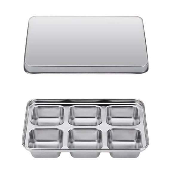 2. Stainless Steel Maker, Big Cubes Design with Lid for Cold Drinks, Cocktails, Storage, Easy