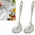 thumbnail image 1 of 2 Stainless Steel Serving Slotted Spoon Cooking Utensil Kitchen Tool Heavy Gauge, 1 of 2