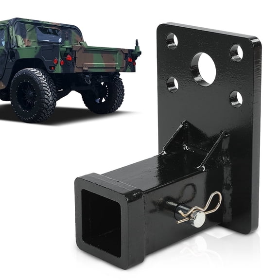 2" Steel Receiver Hitch with Hitch Pin Fit for Hmmwv Humvee Military M998 M151A1