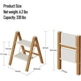 thumbnail image 1 of 2 Step Lightweight Aluminum Folding Ladder, Anti-Slip Pedals, 330 lbs Capacity for Home & Office, 1 of 7