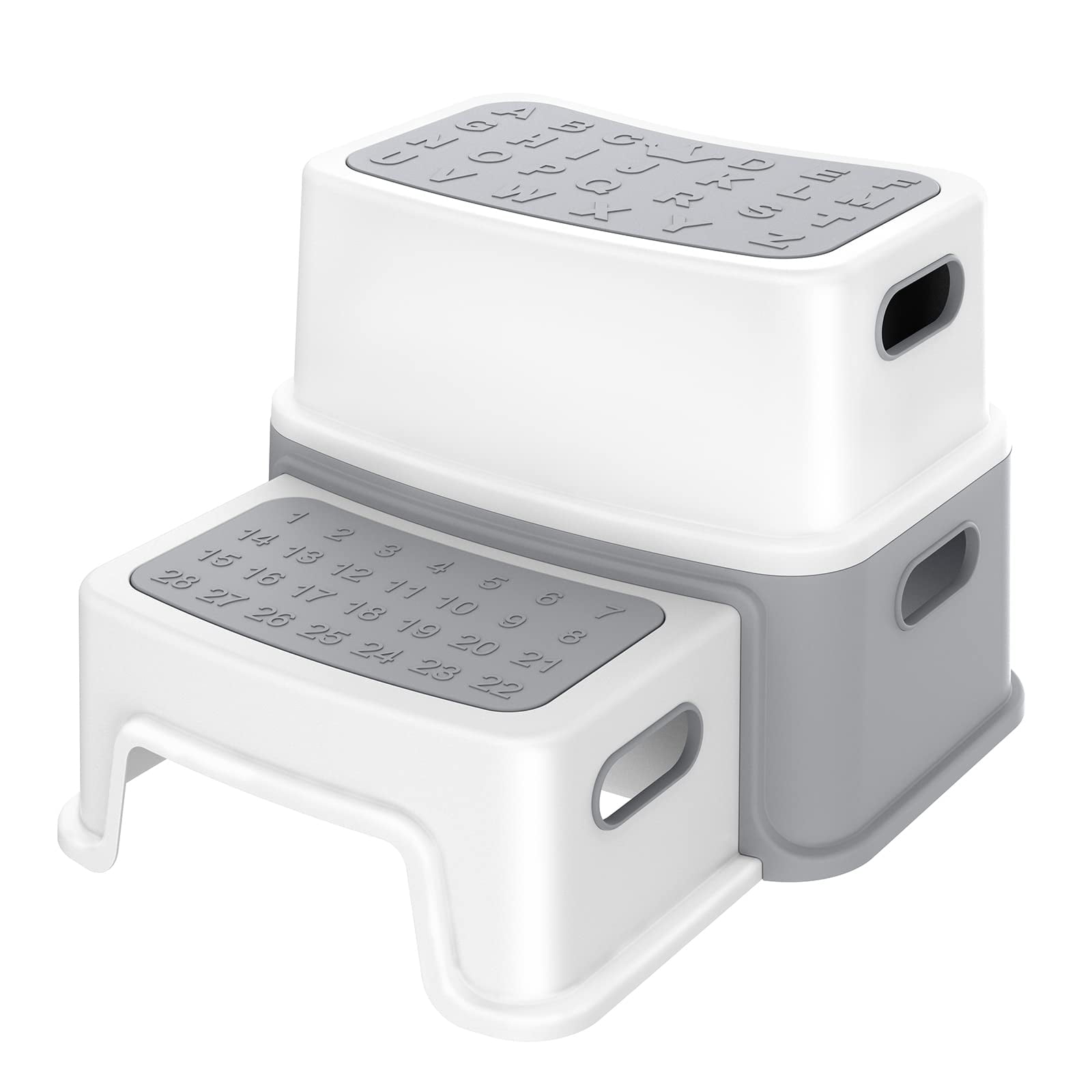 2 Step Stool for Kids, Anti-Slip Bathroom Step Stool Potty Stool for ...