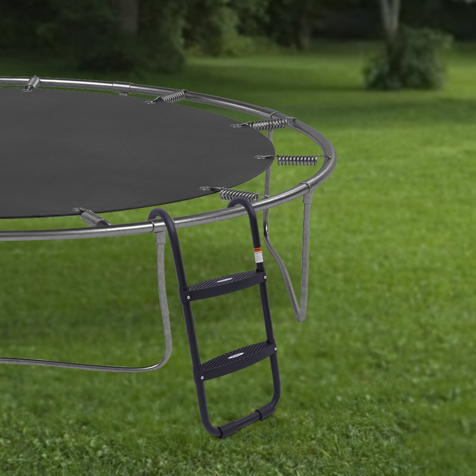 2 Step Universal Trampoline Ladder with Wide SkidProof Steps Wear