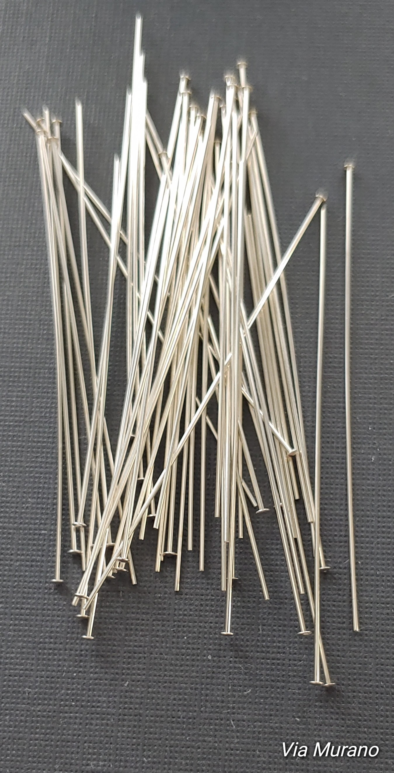 2" Sterling 24g Sterling Silver Wire Wrapper Headpin (Pack 50). Made in USA.  Use them in conjunction with our Snapeez Jump Rings The Ultra Secure | No Solder Jump Ring.