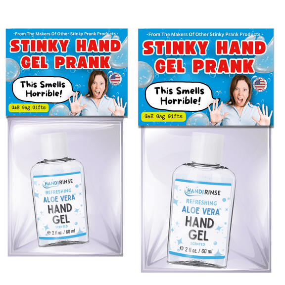 2 Stinky Hand Gel Prank - Funny Prank - Smells Gross