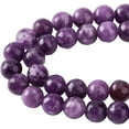 thumbnail image 1 of 2 Strands Grade A Natural Lepidolite/Purple Mica Stone Beads Strands Round 6.5~7mm Hole: 0.7mm about 62pcs/Strand 14.96 inch(38cm), 1 of 9