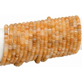 2 Strands Natural Topaz Jade Beads Strands Rondelle 4x2mm Hole 0.8mm about 168pcs/strand 15.08inch(38.3cm) for DIY