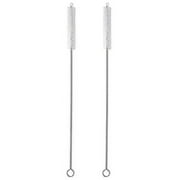 2 Straw Cleaning Brush BPA Free Heavy Bristle Cleaner Washing Ss Drink Straws Spout Glass Mini Micro Pipe