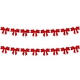 thumbnail image 1 of 2 String of 8 PCS Valentines Party Decoration Bow Garland, Coquette Party Decorations,Bow Birthday Decor for Girls, Bachelorette Decorations 2025,Baby Girl Banner and Garland for Shower Red, 1 of 9