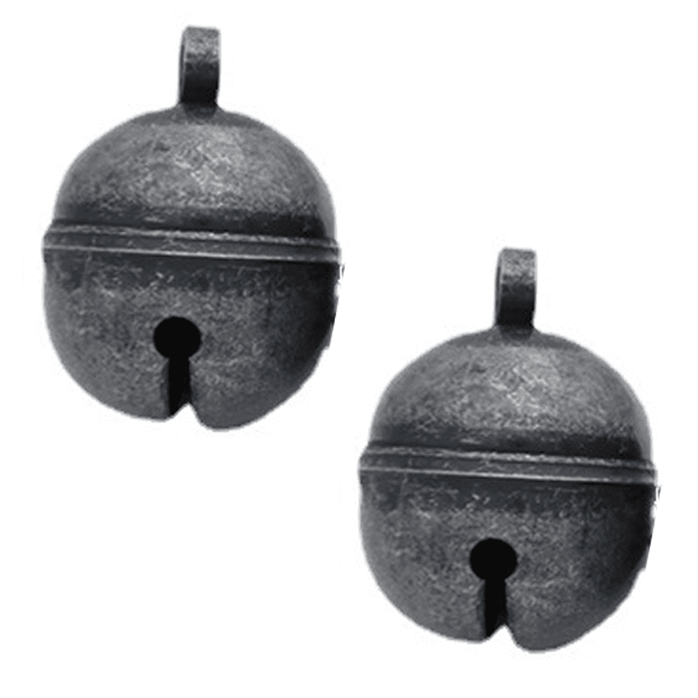 2 Strings in 4 Pieces Dog & Cat Bells, Pet Tracker Brass Bell with Key