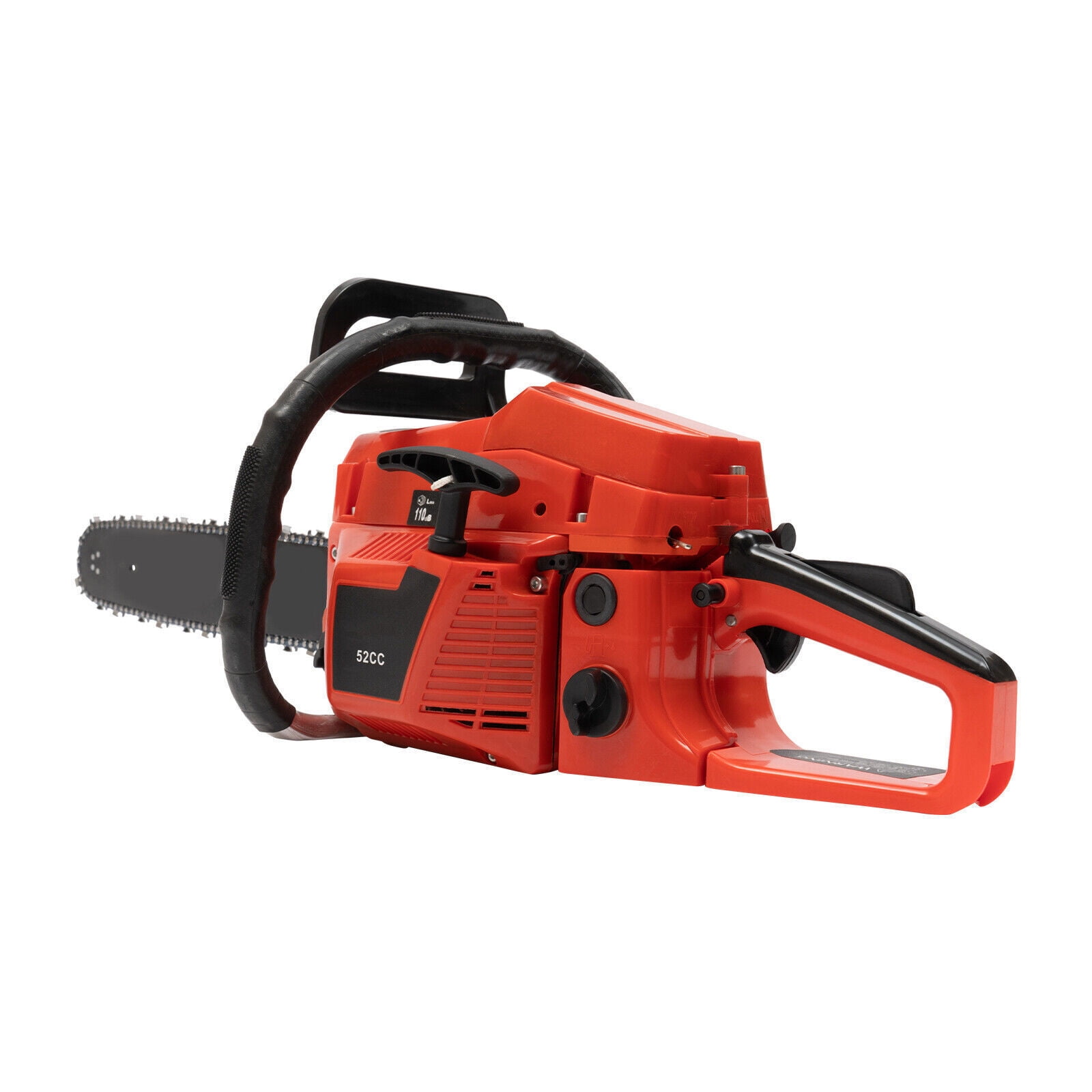 2-Stroke 2.2KW 52cc Gas Powered Chainsaw 20in Handed Petrol Gasoline Chain Saw 10500rpm, Single Cylinder, Air-Cooled