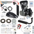 thumbnail image 1 of 2-Stroke Black 100cc Bicycle Motor Kit Bike Motorized Petrol Gas Engine Set, 1 of 2