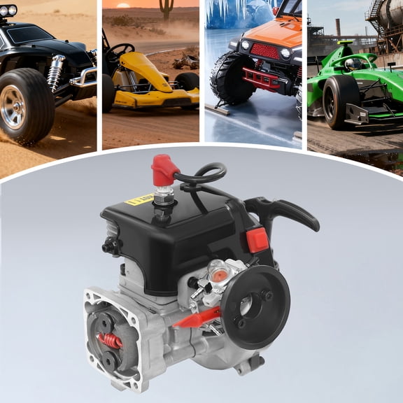 2-Stroke Engine, 32CC Motor 2-Stroke Standard Engine Kit, Gasoline Powered Engine