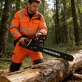 thumbnail image 1 of 2-Stroke Gas Chainsaw for Wood Trees Cutting Garden Farm Ranch 58CC 10000rpm 20 inch, 1 of 8