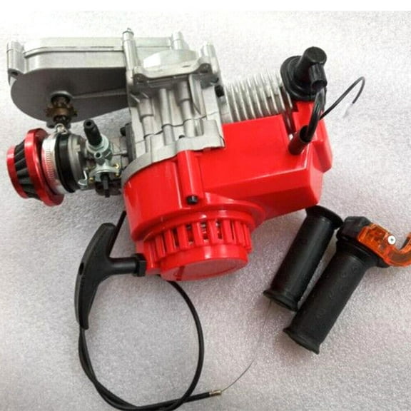 2 Stroke HP Racing Engine Motor 49cc 47cc 50cc Pocket Quad Dirt Bike Pull Start