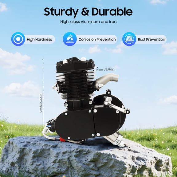 2-Stroke Motorized Bicycle, 80cc Bicycle Engine, Bike Motor