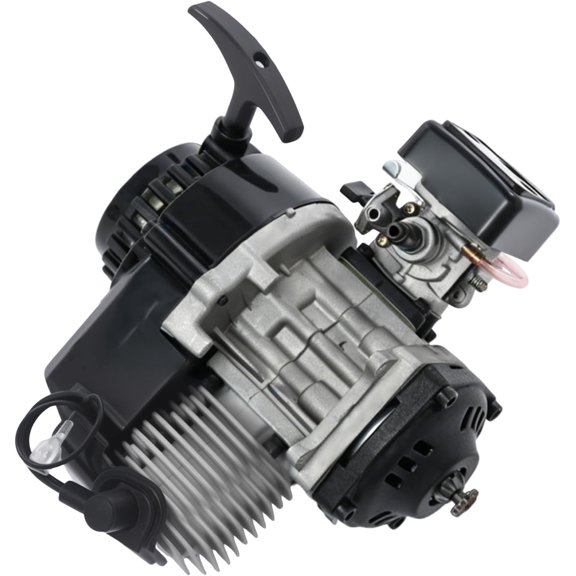 2-Stroke Racing Engine Motor 49CC Engine Motor Single Cylinder Air-Cooled for Pocket Bike, Mini Dirt Bike, ATV & Scooter