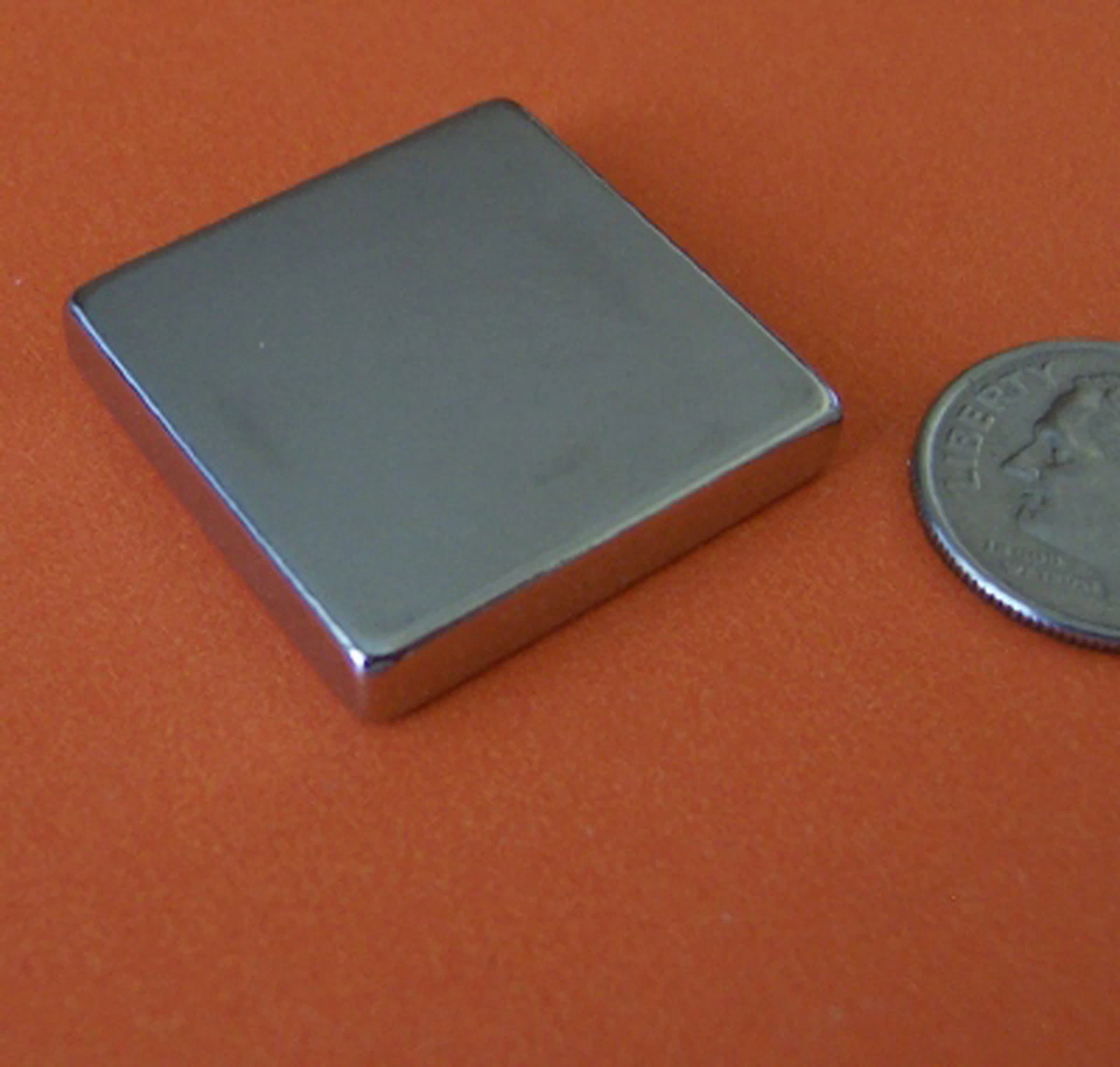 2 Strong Grade N45 1X1X1/4 Inch Rare Earth Neodymium Block Magnet