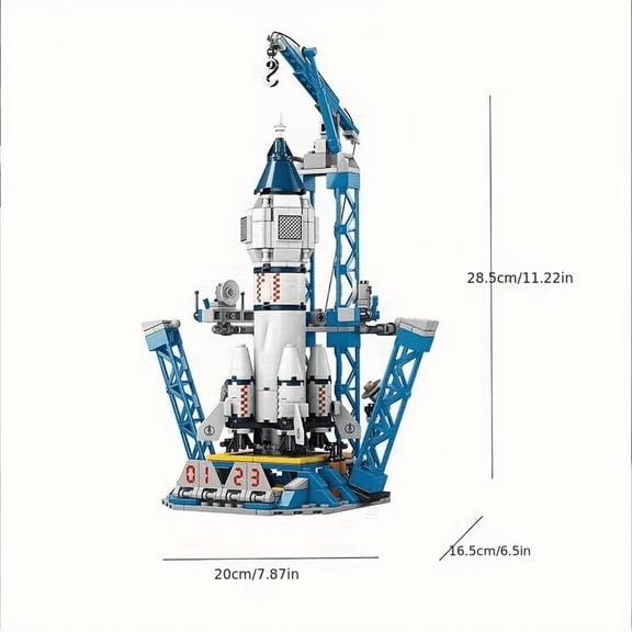 2 Style Space Shuttle Rocket Model Toys, Building Block Toys, Children's Diy Building Toys, Gifts for Boys and Girls