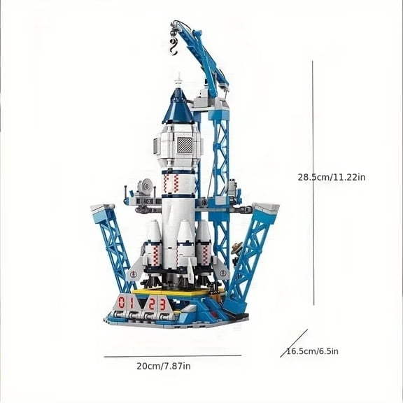 2 Style Space Shuttle Rocket Model Toys, Building Block Toys, Children's Diy Building Toys, Gifts for Boys and Girls
