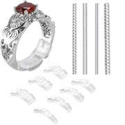 2 Styles Invisible Ring Size Adjuster for Loose Rings ? Ring Guard, Ring Sizer, 11 Sizes Fit for Man and Woman Ring