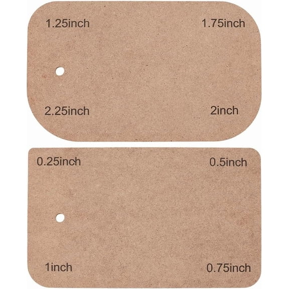 2 Styles MDF Corner Radius Routing Templates 9.8x6inch Arc Cutting Auxiliary Tool for Woodworking Routing 6mm Thick for DIY