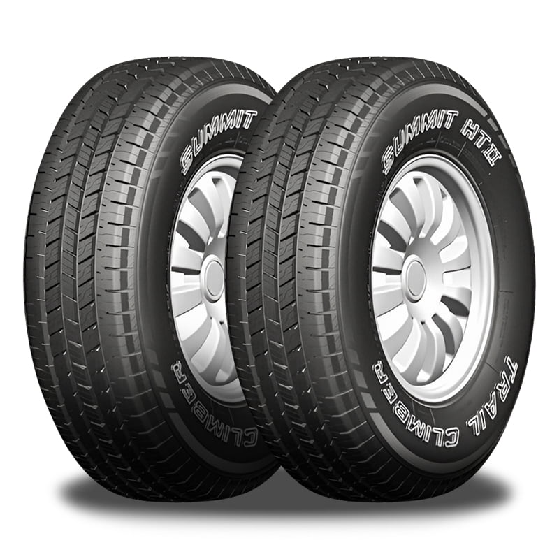 2 Summit Trail Climber H/T II OWL 265/70R17 115T Highway 500AB 60K Mi ...