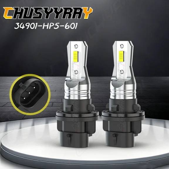 2 Super Bright LED headlight light bulbs for Yamaha Rhino 660 2004-2006 12v DC