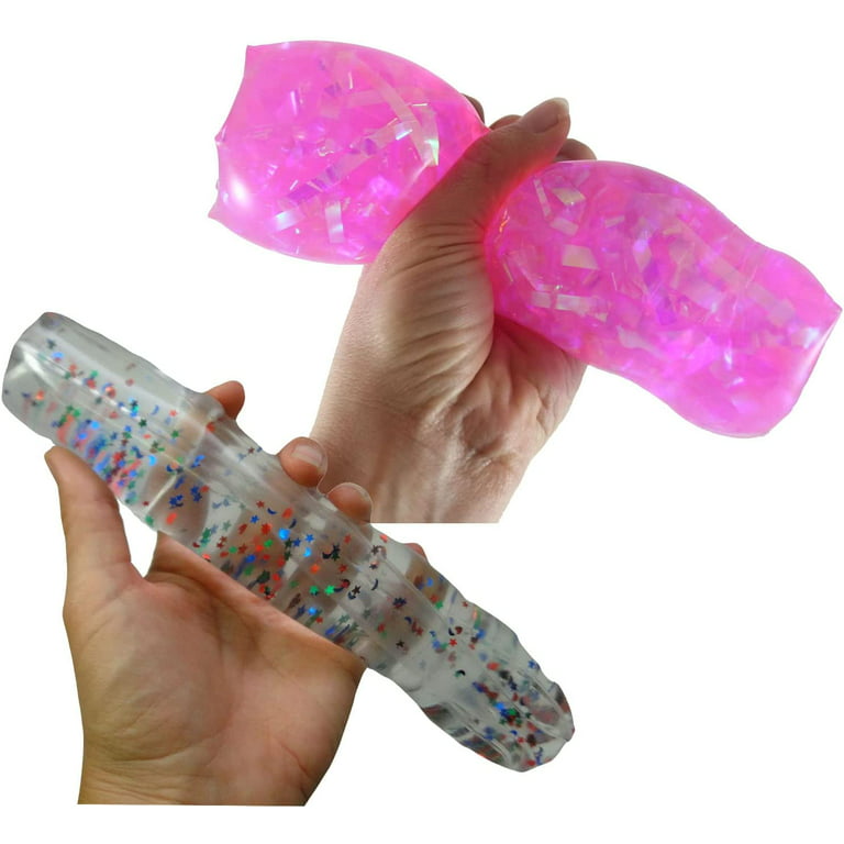 2 Super Long Huge Jumbo Water Trick Snakes - Filled with Sparkle