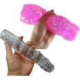 thumbnail image 1 of 2 Super Long Huge Jumbo Water Trick Snakes - Filled with Sparkle Streamers and Glitter - Stress Toy - Slippery Tricky Wiggly Wiggler Tube - Wiggler Sensory Fidget Can't Hold (Random Colors), 1 of 5