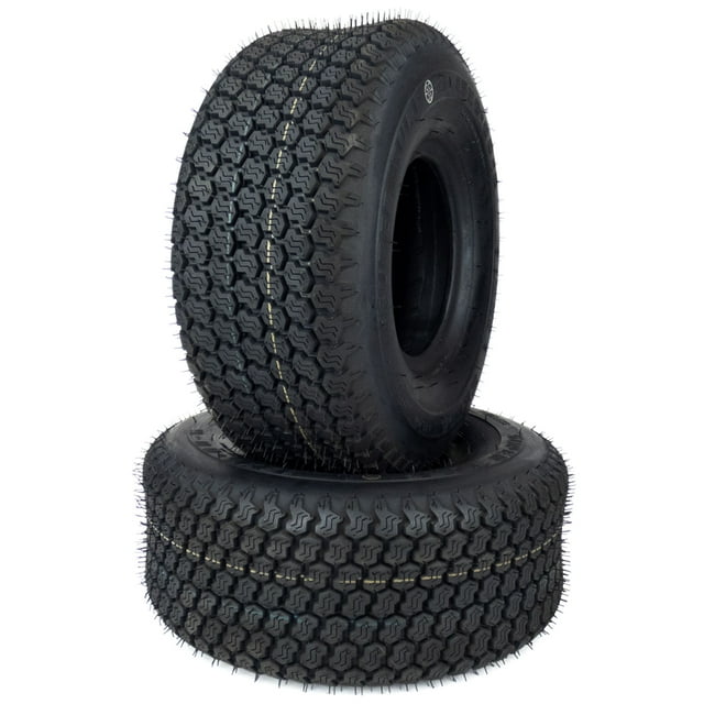 (2) Super Turf 4 Ply Tires K500 15x6.00-6 15x6.00x6 15x6x6 15x6-6 ...